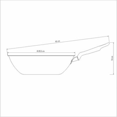 Wok Tramontina Loreto Antiaderente 28cm Grafite