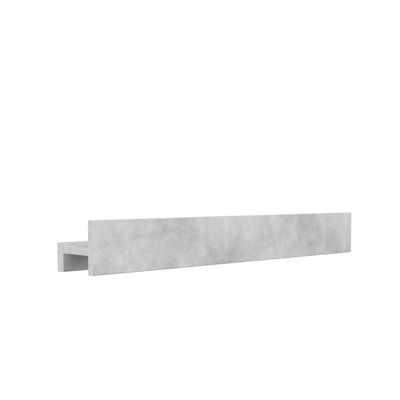 Porta Shampoo Linear 80cm Concreto