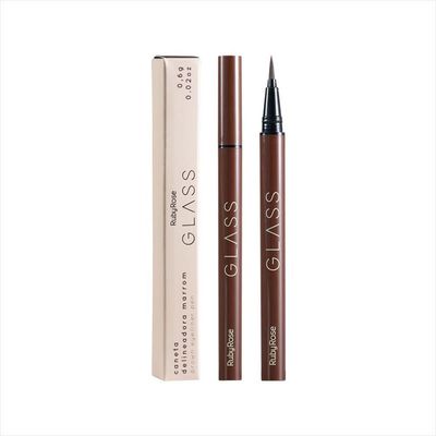 Ruby Rose Caneta Delineadora Marrom Dark Brown Glass Hb5272 0,6g