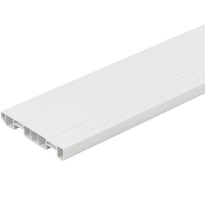 Rodapé De Pvc Com 240x10cm Branco - 083642060010 - Permatti
