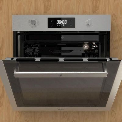Kit Inox Cooktop a Gás 5 Bocas e Forno de Embutir 74L - 220V