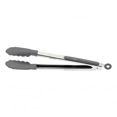 Pegador Multiuso Em Silicone Tramontina Moldê Cinza 29cm