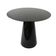 Mesa Lateral Cone Redonda 51Cm Laqueada Preto