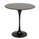 Mesa Lateral Tulipa Saarinen Redonda 41 cm Laqueada Preto