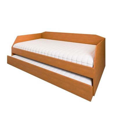 Sofá Cama Solteiro Duo Com Cama Auxiliar Em Mdf Reforçado 15mm Nature