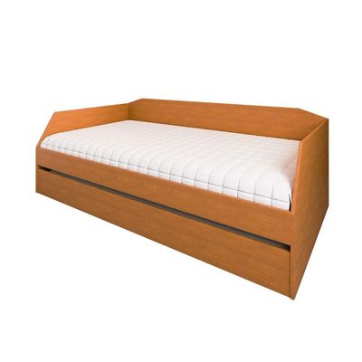 Sofá Cama Solteiro Duo Com Cama Auxiliar Em Mdf Reforçado 15mm Nature