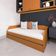Sofá Cama Solteiro Duo Com Cama Auxiliar Em Mdf Reforçado 15mm Nature