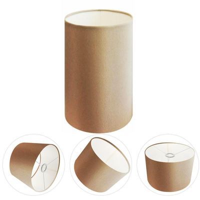 Cúpula Abajur Cilíndrica Cp-7002 ø13x30cm Palha