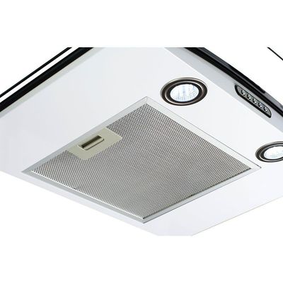 Coifa De Parede 60cm Vidro Curvo Slim Fogatti Branco 220V