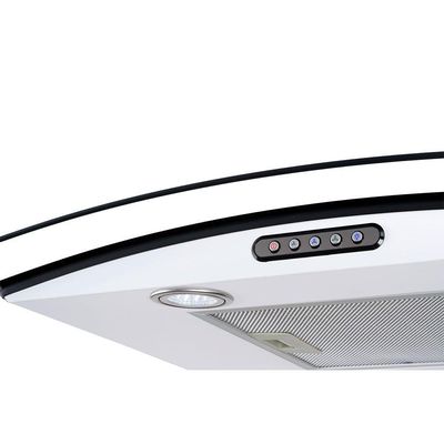 Coifa De Parede 60cm Vidro Curvo Slim Fogatti Branco 220V