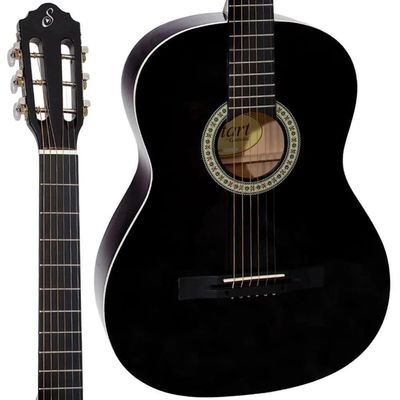 Violao Acustico Aco Estudo S-14 Preto Giannini