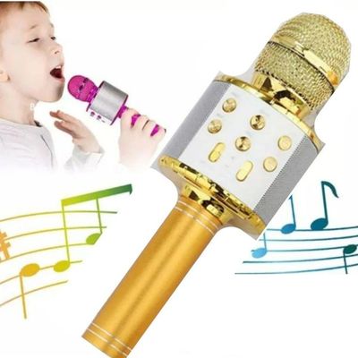 Microfone Bluetooth Karaoke Sem Fio Youtuber Reporter