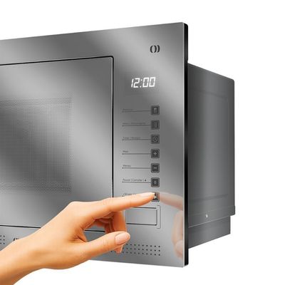 Micro-ondas De Embutir Mueller 25 Litros Espelhado MME25K Cinza 110V