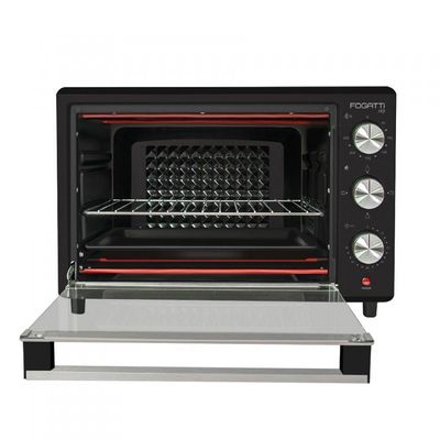 Forno Elétrico De Bancada 40Litros Fogatti Black I40Preto 220V