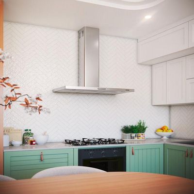 Coifa De Parede 90cm Retangular Duto Slim Fogatti Inox 110V