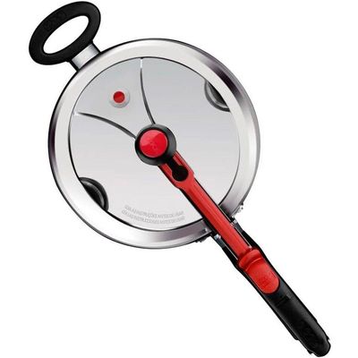 Panela De Pressão Clock Original 7L Polida AlumínioA