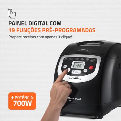 Panificadora Automática Master Bread Mondial NPF-53 110