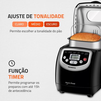 Panificadora Automática Master Bread Mondial NPF-53 110