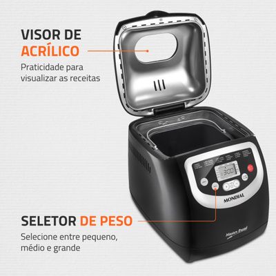 Panificadora Automática Master Bread Mondial NPF-53 110