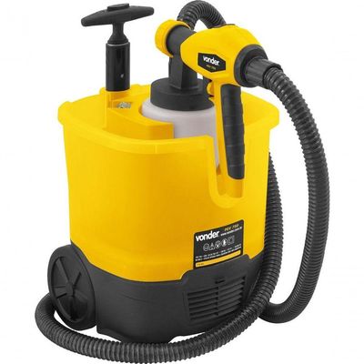 Pistola Elétrica Para Pintura Com Rodas Pev 750 390W Vonder Pulverizadora 1,8-2,6mm Hvlp 220V