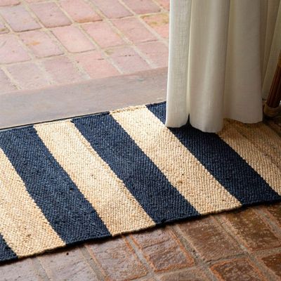 Tapete Copa E Cia Sense Nature Daru Marinho Com Natural - 50 X 120 Cm