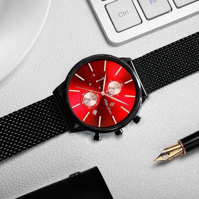 Relógio Masculino Lancelot Ruby Black 44mm
