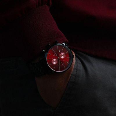 Relógio Masculino Lancelot Ruby Black 44mm