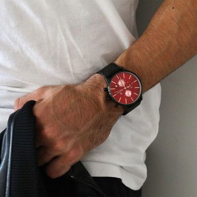 Relógio Masculino Lancelot Ruby Black 44mm