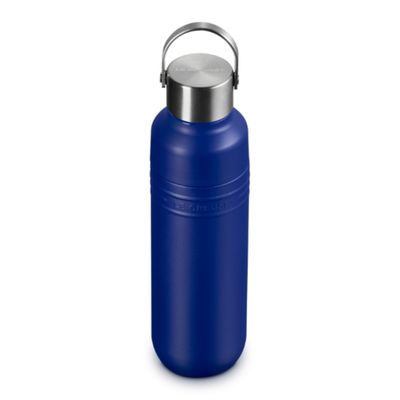 GARRAFA LE CREUSET TÉRMICA ON THE GO EM AÇO INOXIDÁVEL 500ML AZURE BLUE 41066282200001