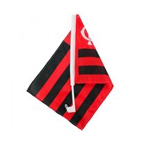 Bandeirinha Flamengo Para Vidro do Carro Com Haste Plástico
