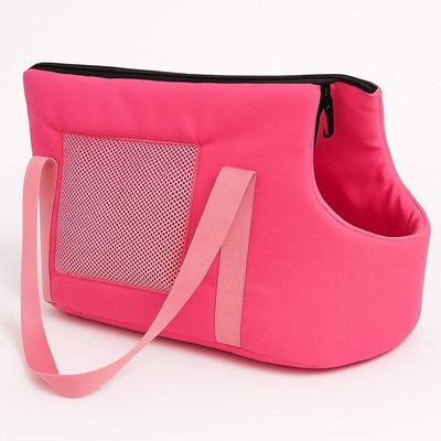 Mala Transporte Dobravel Mochila Pet Rosa Gato Cao Gatinho Carro Passeio Bolsa Compacta Viagem