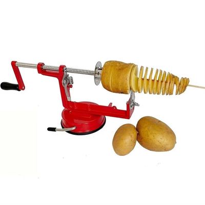 Maquina Cortar Espiral Fazer Batata Legumes Frutas Verduras Fatiador Slicer Chips No Palito