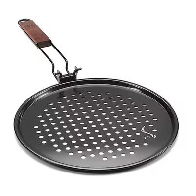 Panela Churrasqueira Frigideira Churrasco Grelha Cabo Retratil Bandeja Assadeira Antiaderente Forma