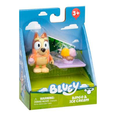 Boneco Colecionável 6cm Bluey - Bingo Com Sorvete