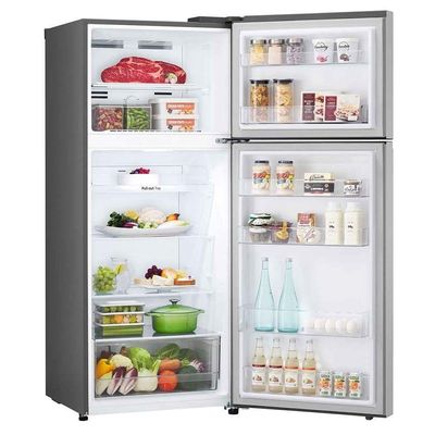 Geladeira LG Frost Free Inverter 375L Duplex Look GN-B372PFMB Inox 110V