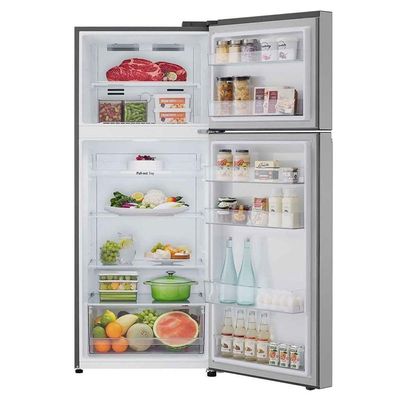 Geladeira LG Frost Free Inverter 375L Duplex Look GN-B372PFMB Inox 110V
