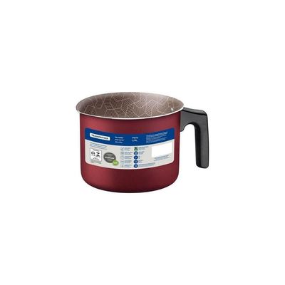 Fervedor Tramontina Paris 10cm Em Alumínio Com Revestimento Antiaderente Vermelho