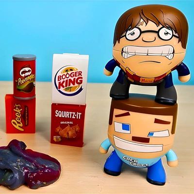 Boneco Cultura Pop Wwpee Poop The Hangrees Paródia + Slime