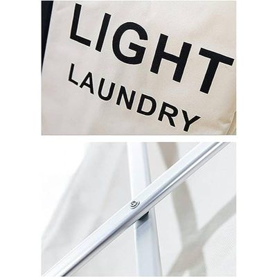 Cesto de Roupa Suja Dobrável Organizador 3 Compartimentos