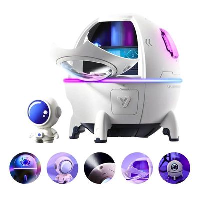 Umidificador Espacial Branco 220ml com Astronauta USB