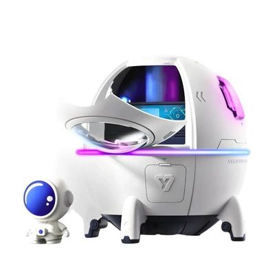 Umidificador Espacial Branco 220ml com Astronauta USB