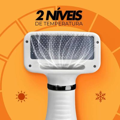 Secador 2 em 1 Elétrico Removedor de Pelos Para Pets 110v