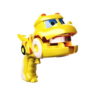 Brinquedo Beybleid Dinossauro Amarelo Lançador Gatilho