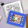 Livro de Colorir Azul Capa Dura Wide-0 com 48 Desenhos