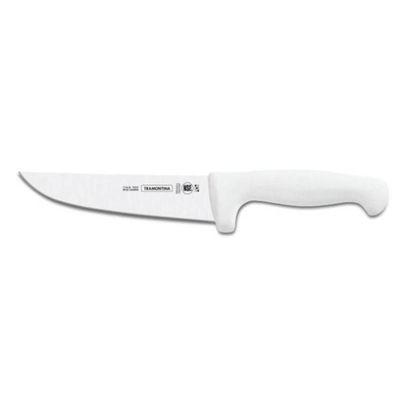 Faca Para Carne Tramontina Profissional Com Lâmina De Aço Inox E Cabo Em Polipropileno Branco 8