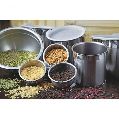 Recipiente Tramontina Cucina Em Inox Com Tampa Plástica Preparar E Servir 28cm 8,3 Litros