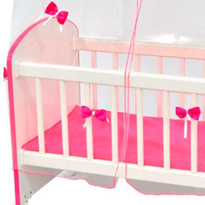 Kit 03 Berços Para Boneca Magia C02 Brinquedo Infantil Branco Rosa - Lyam Decor