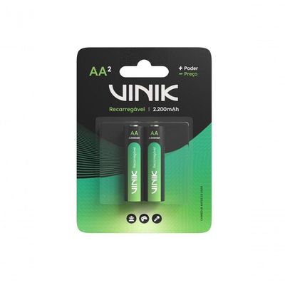 Pilha Recarregável Aa C-2 - 2200mah 1.2v - Vp2ab2r