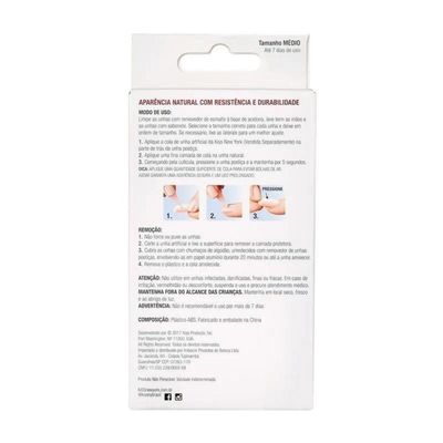 Kiss Ny Unha Salon Natural Longo Estileto