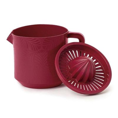 Jarra Com Espremedor 1l Plasvale Vermelho